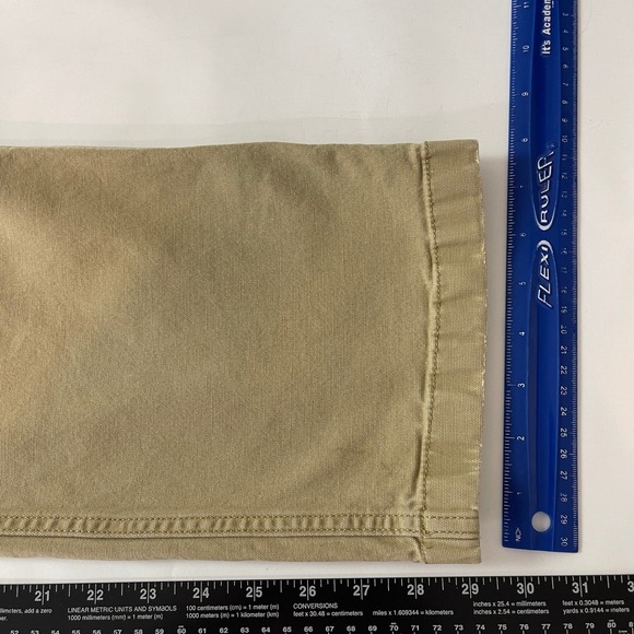 Carhartt Pants Mens 33x32 Beige Rugged Flex Rigby Relaxed Canvas Stretch Work - Picture 8 of 10